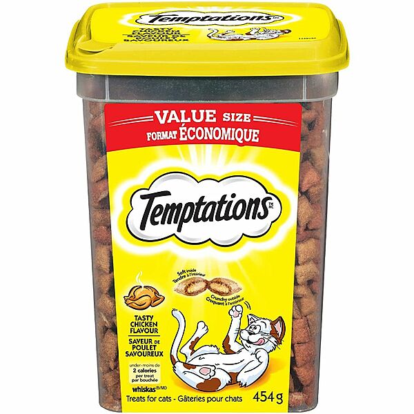 Temptations Chicken Cat treats 454g