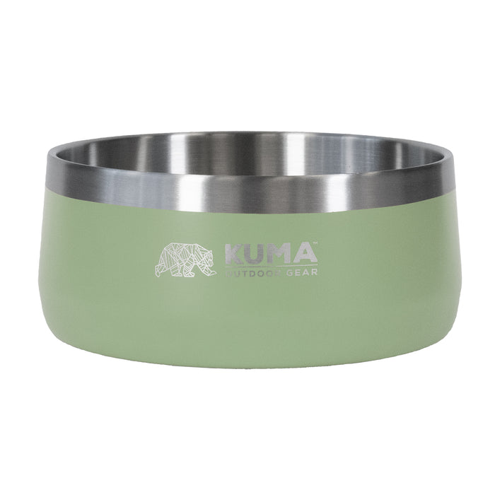 KM Stainless Steel Dog Bowl  Sage