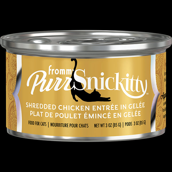 FRM Cat PurrSnickitty Shredded Chicken in Gelee 3oz
