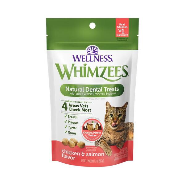 WMZS Dental Cat Treats Chicken & Salmon 2oz