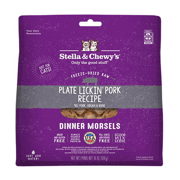 S&C FD Cat Plate Lickin' Pork Morsels 18oz