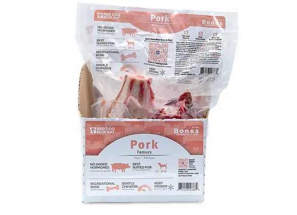RDBK Raw Bones Pork Femurs 2pk