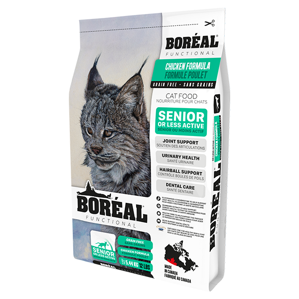 BOR Cat Functional Senior & Less Active Chkn 5.44 kg