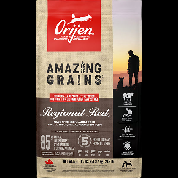 ORJ Dog Amazing Grains Regional Red 9.7 kg