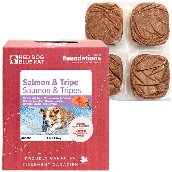 RDBK Dog Foundations Salmon/ Tripe 4x0.25 lbs