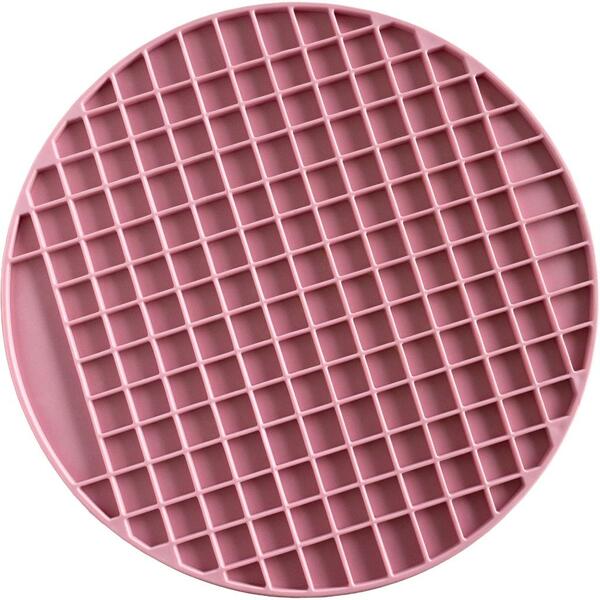 Unleashed Round TPE Lick Mat Pink 11"