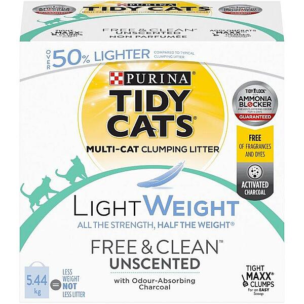 Tidy Cats Light Weight Free & Clean Litter 5.44Kg