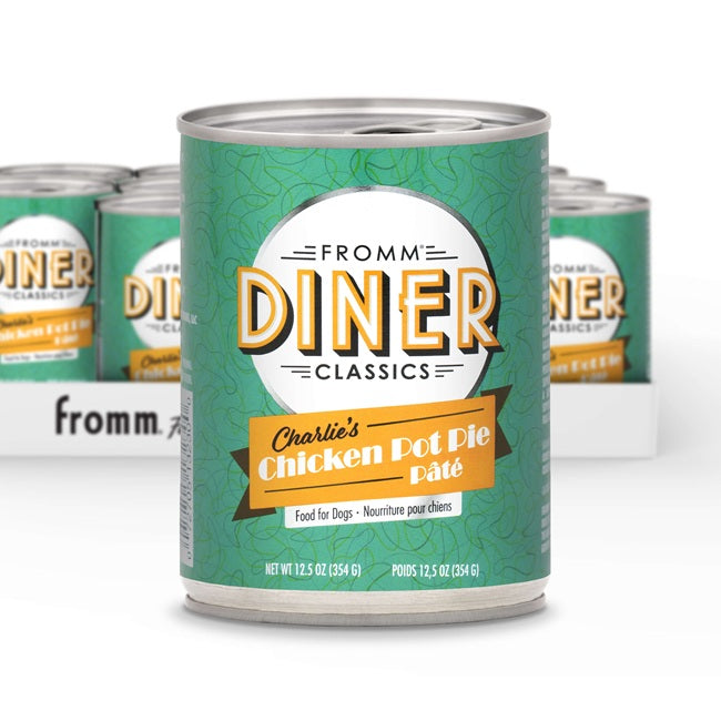 FRM Diner Dog Charlie's Chicken Pot Pie Pate 12.5oz
