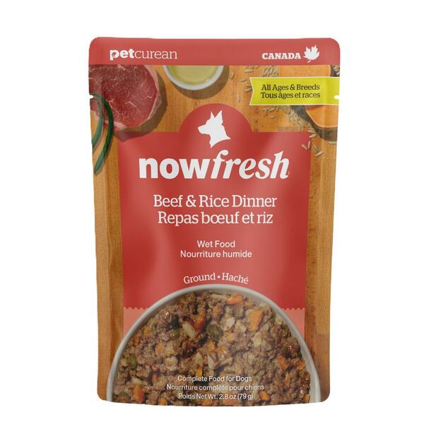 Now Fresh GF Grnd Beef/Rice Dinner 2.8oz
