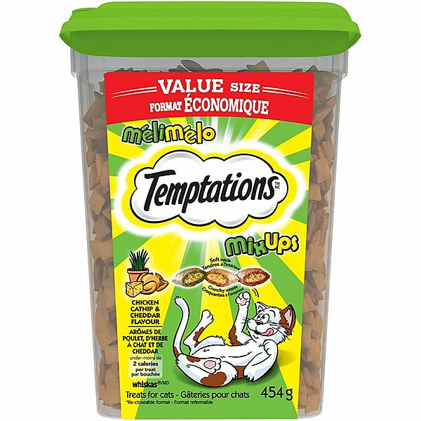 Temptations Mixups Chkn/Catnip/Chz 454g