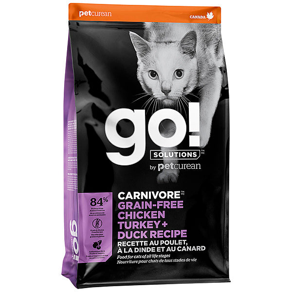 GO! GF Carnivore Chkn/Turk & Duck CAT