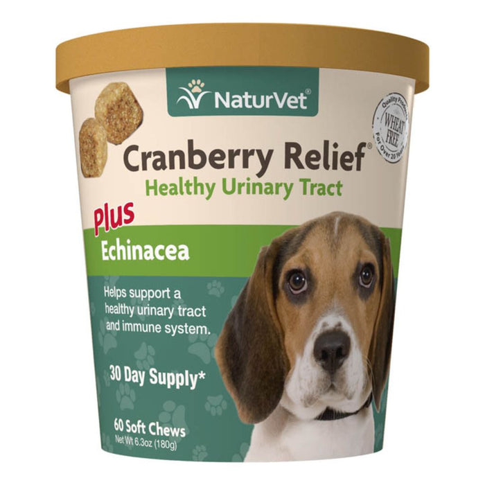 NaturVet Cranberry Relief & Echinacea Soft Chew 60ct