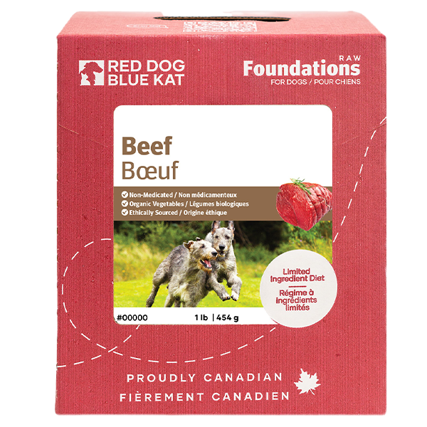RDBK Dog Foundations Beef (no Tripe)  1 lb