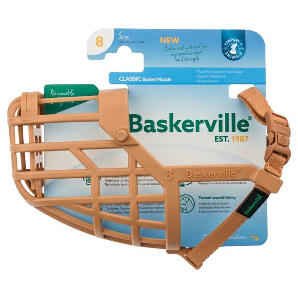 COA Baskerville Classic Basket Muzzle Size 8