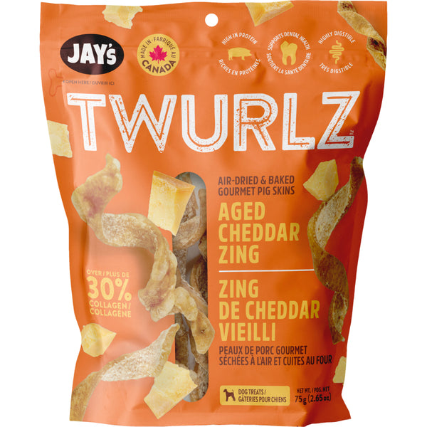 Jay's Twurlz Aged Cheddar 75g