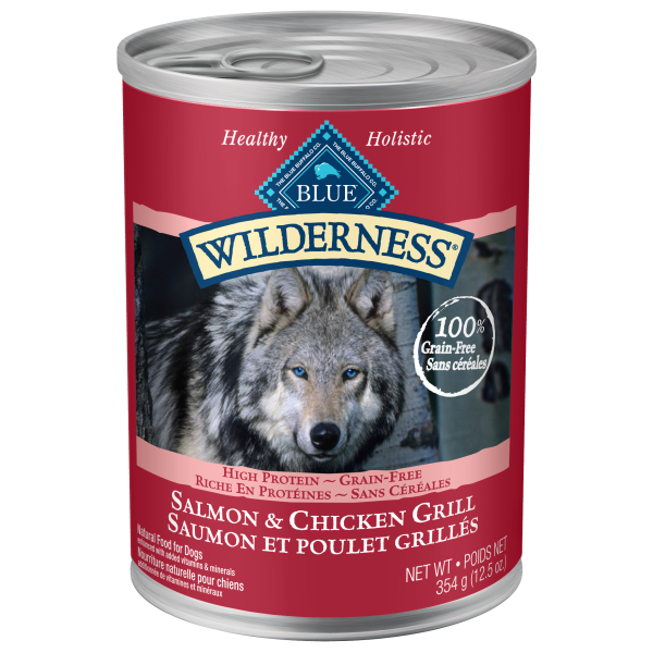 BB Wilderness Dog GF Salmon & Chicken 12.5oz