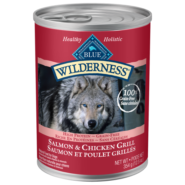 Blue Wilderness Dog GF Salmon & Chicken 12.5oz
