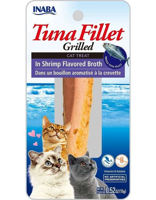 INA Ciao Grilled Fillets Tuna in Shrimp Broth .5oz
