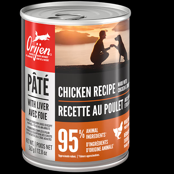 ORJ Dog Chicken Pate with Liver 363g