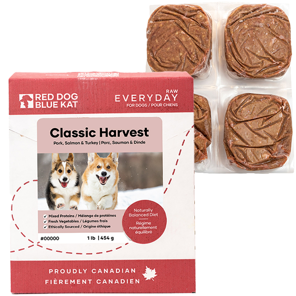 RDBK Dog Everyday Raw Classic Harvest 4x0.25lbs