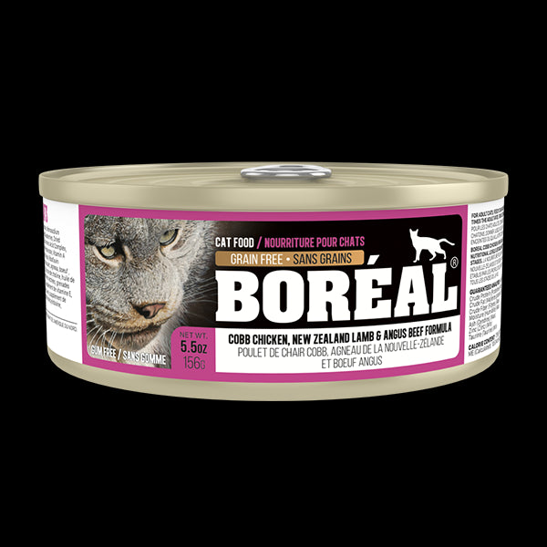 Boreal Cat Chkn/Lamb/Beef 156g