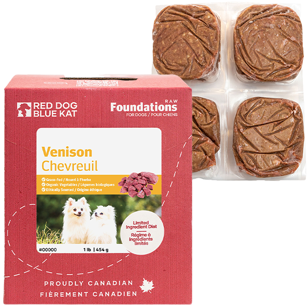 RDBK Dog Foundations Venison 4x0.25 lbs