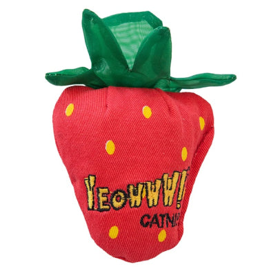 DW Strawberry Yeowww! Catnip Toy
