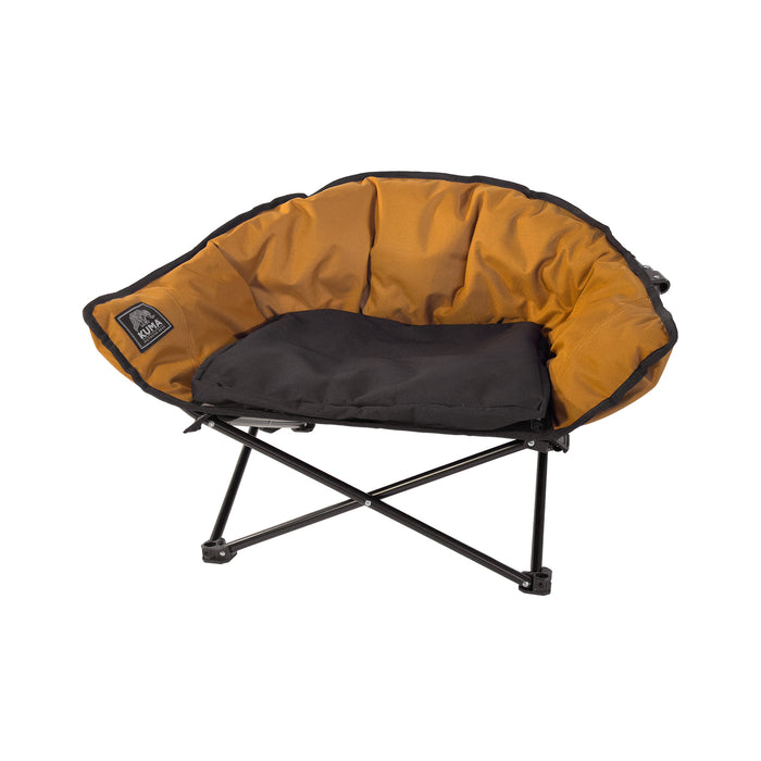Kuma Little Lazy Bear Dog Bed Sierra/Black