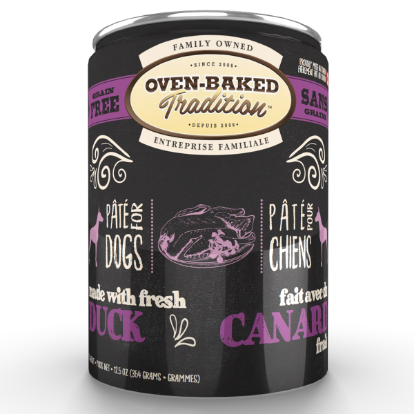 OBT Dog GF Adult Duck Pate 12.5oz