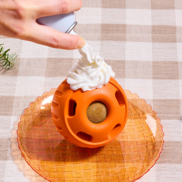 Woof Pet Dog Pupsicle Toy Orange Pumpkin Sml
