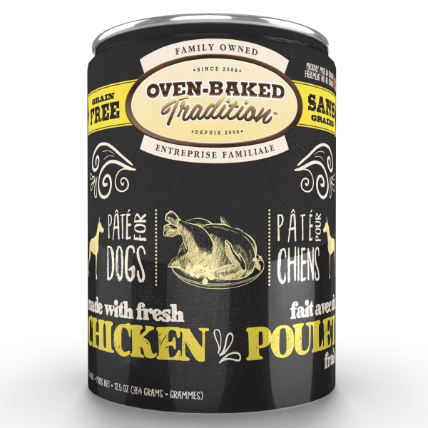 OBT Dog GF Adult Chicken Pate 12.5oz