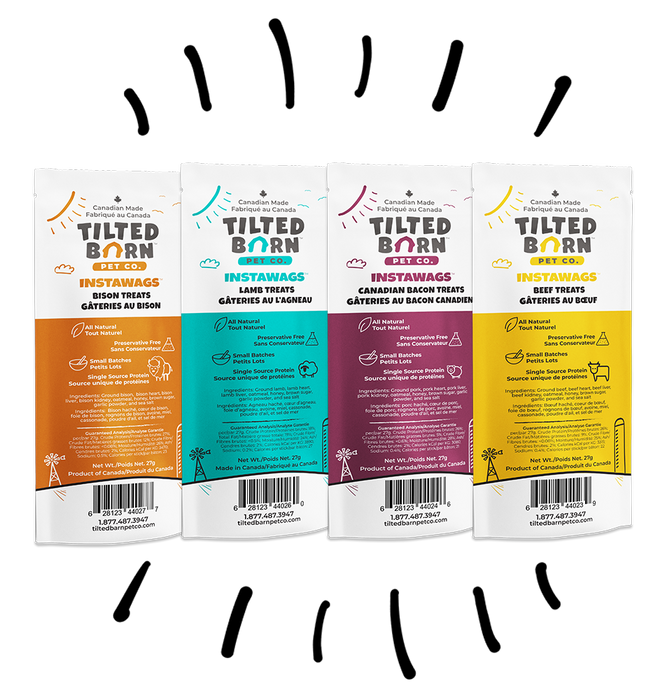 TB Instawags Bison Treats 4pk 27g