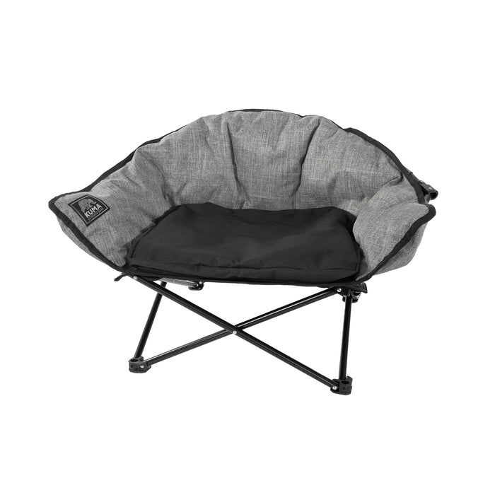 Kuma Little Lazy Bear Dog Bed Heather Grey