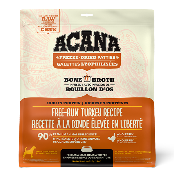 ACN FD Free Run Turkey Dog Patties 397g
