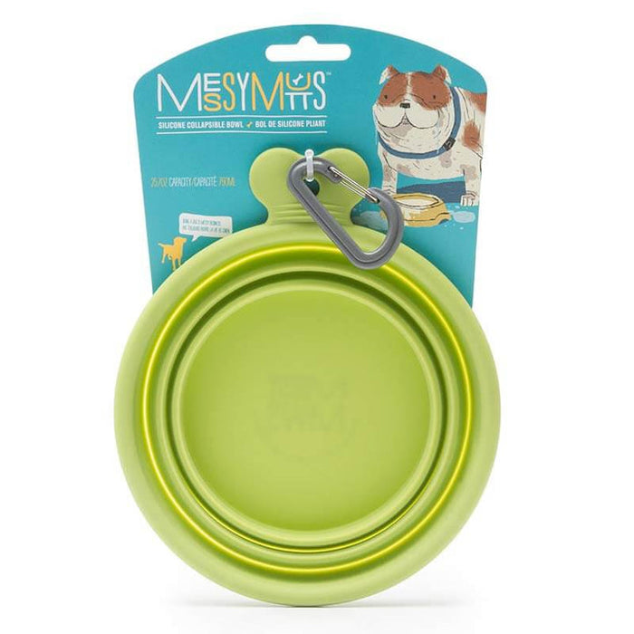 MM Green Collapsible Bowl Med