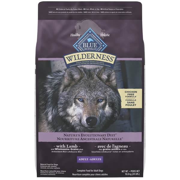 BB Wilderness Lamb Dog Food 24lbs