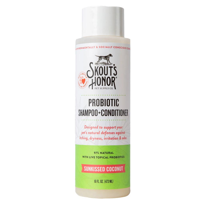 Skouts Probiotic Shampoo/Cond. Coconut 16oz