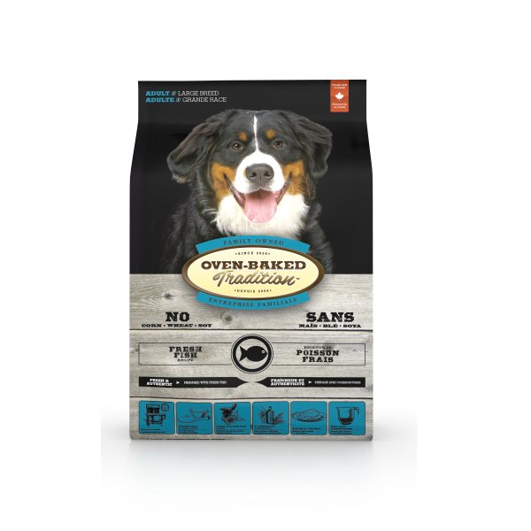 OBT Dog Lrg Breed Fish 25lbs