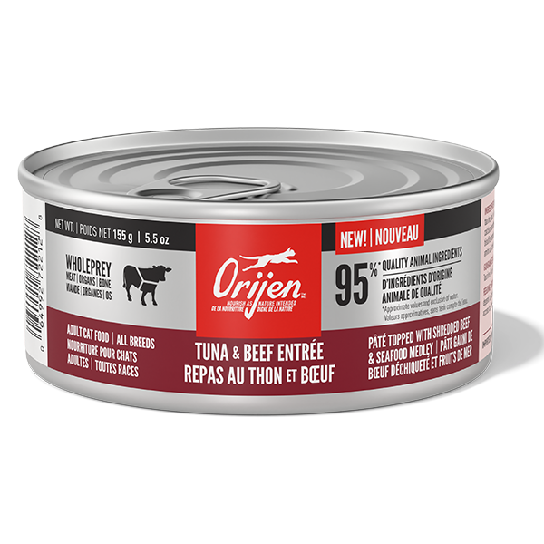ORJ Canned Cat Tuna/ Beef Entrée 5.5oz