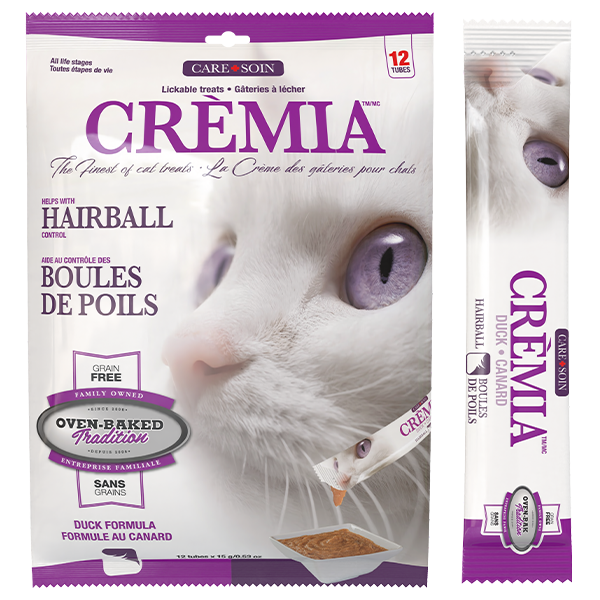 OBT Cat Cremia Puree Hairball Duck 12 pk