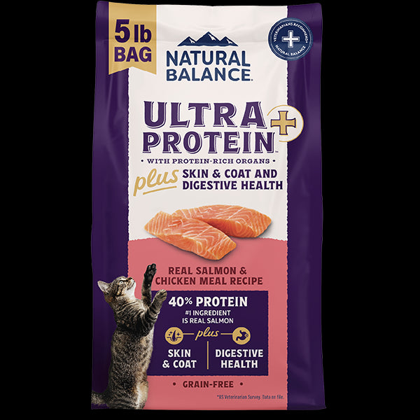 NB Cat Indoor Ultra Protein Plus SknCoat/Dgstv Sal/Chkn 5lbs