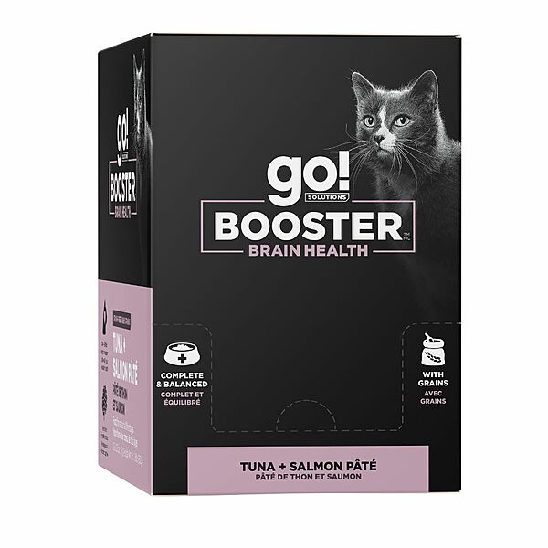 GO! Brain Tuna/Salmon Pate Cat Booster 2.5oz