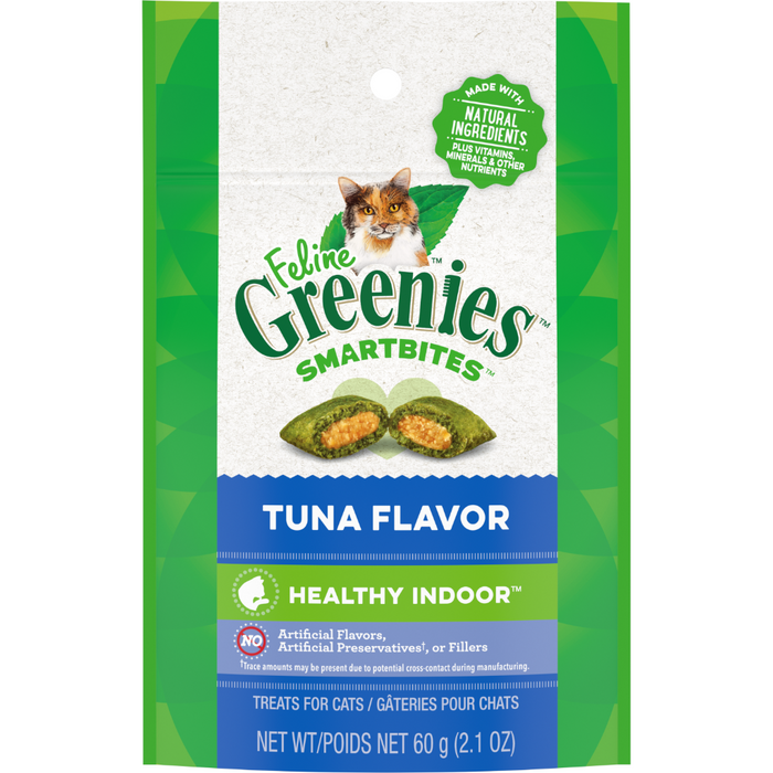 Greenies Feline Smartbites Healthy Indoor Tuna 2.1oz