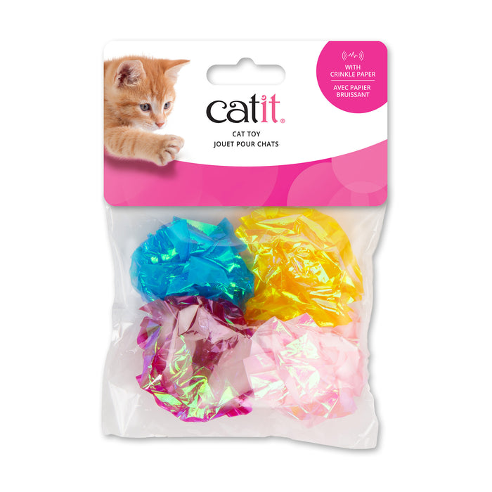 CT Crinkle Paper Ball 4pk