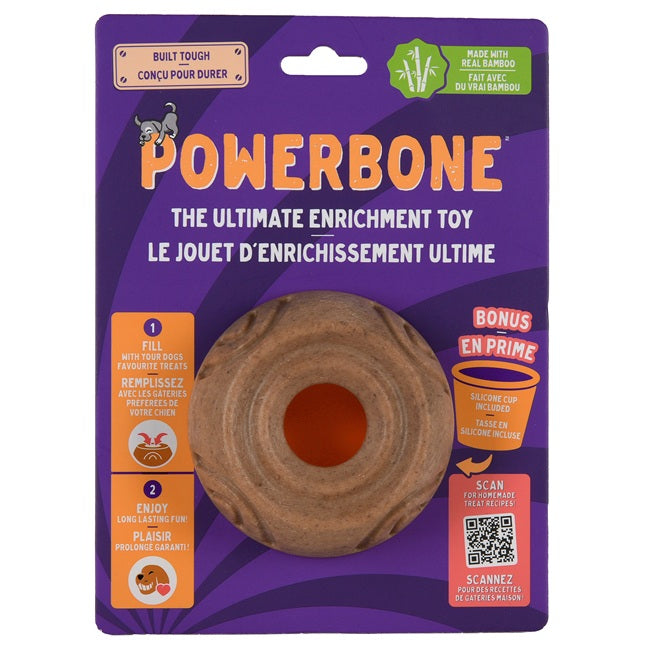 PWRB Enrichment Chew Toy Ball w/Silicone Cup