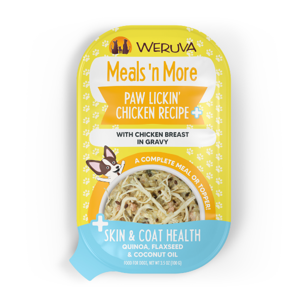 WRVA Dog Meals'nMore Paw Lickin' Chicken+ 3.5oz Cups
