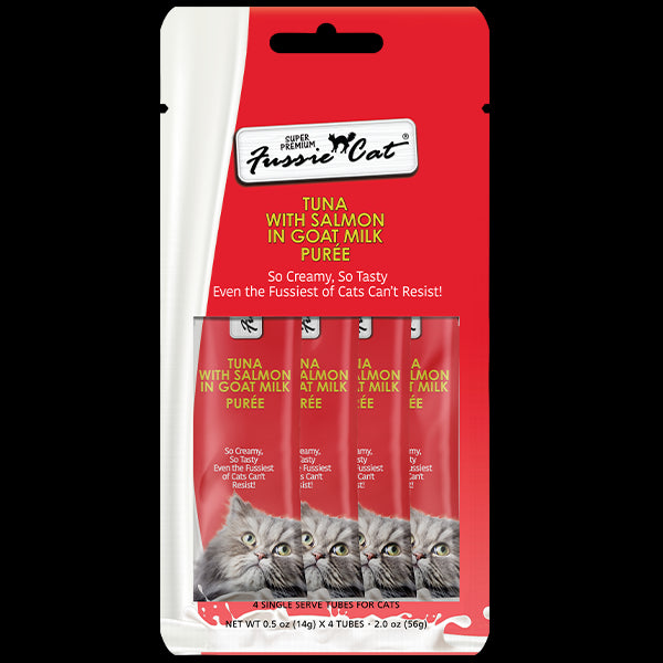FC Treats Tuna/Salmon in Goat Milk Puree 2oz
