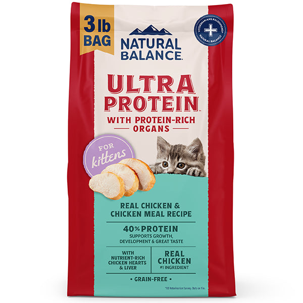 NB Indoor Ultra Protein Kitten Chicken 3lbs