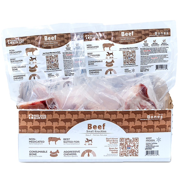 RDBK Dog Raw Bones Beef Knuckle Sml