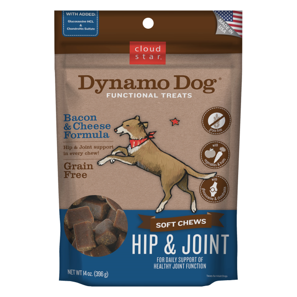 CS Dynamo Soft Chews HipJoint Bacon/Chs 14oz